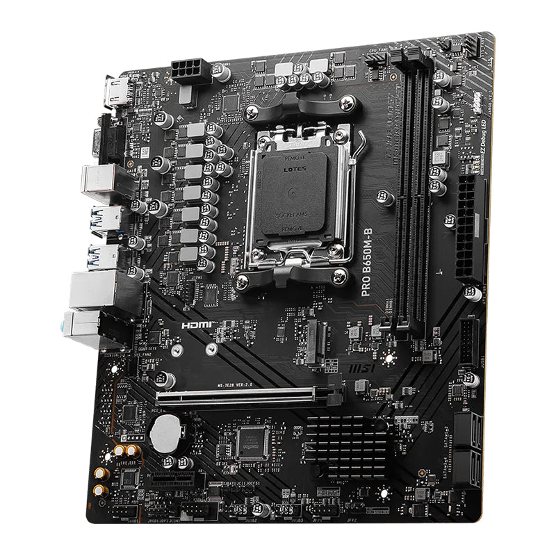 Motherboard MSI PRO B650M-B AMD B650 AM5 DDR5 mATX 2.5GbE HDMI VGA