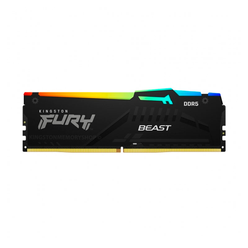 Memoria RAM Kingston Fury Beast RGB 16GB DDR5 5600MHz CL40 DIMM XMP 3.0