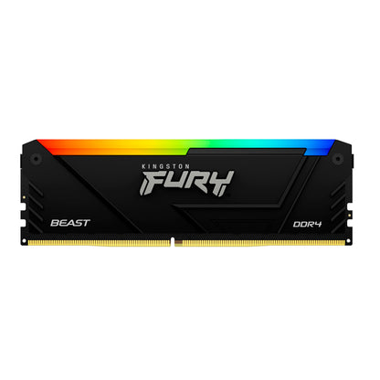 Memoria RAM Kingston FURY Beast RGB 16GB DDR4 3600MHz CL18 PC4-28800 para PC
