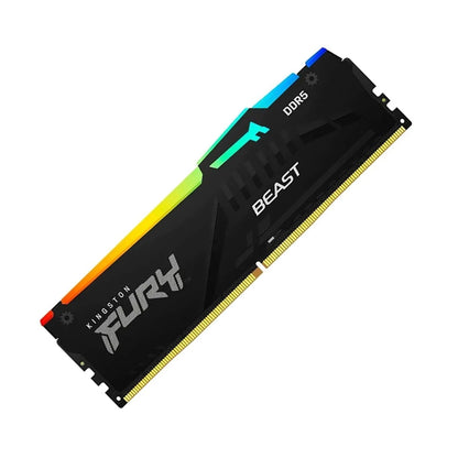 MEMORIA RAM KINGSTON FURY BEAST RGB 16GB DDR5 6400MHZ DIMM