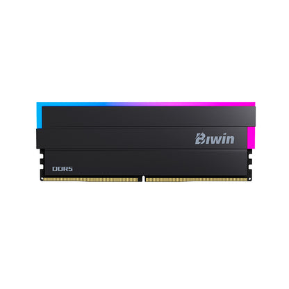 Memoria RAM Biwin Opal DW100 RGB 32GB (2x16GB) DDR5 6000MHz CL28 UDIMM Negra