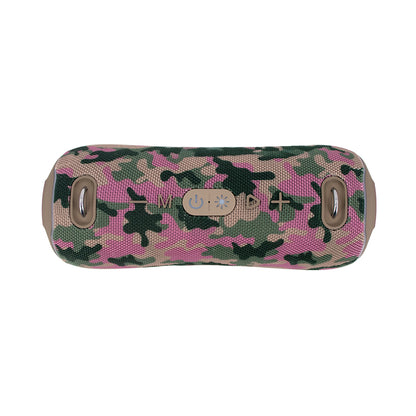 Parlante Bluetooth Teros TE-6046M Camuflado Marrón 40W RGB TWS Bluetooth 5.3