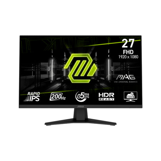 MONITOR MSI MAG 274F GAMING 27" FHD RAPID IPS 200HZ 0.5MS HDMI