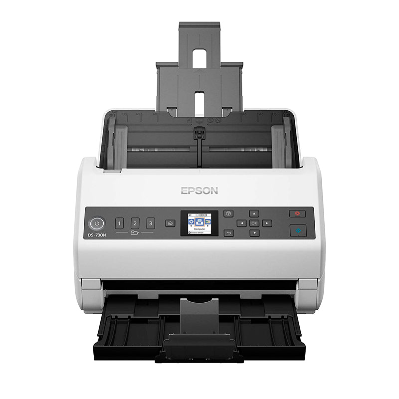 Escáner Epson WorkForce DS-730N Dúplex Color 40 ppm USB Ethernet ADF