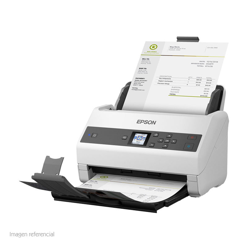 Escáner Epson WorkForce DS-870 Dúplex ADF 65 ppm 130 ipm USB 3.0