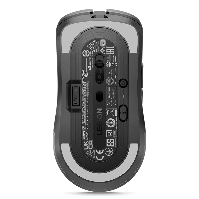Mouse Gamer Lenovo Legion M600s Inalámbrico RGB 19000 DPI Pixart 3370 Bluetooth USB-C