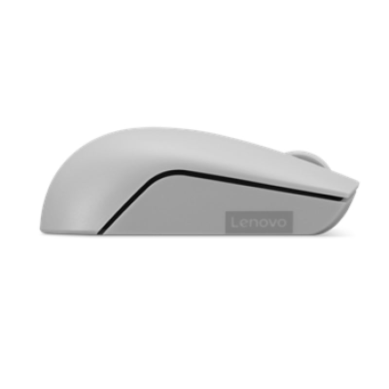 Mouse Lenovo 300 Compacto Inalámbrico USB Nano Gris Ártico 3 Botones