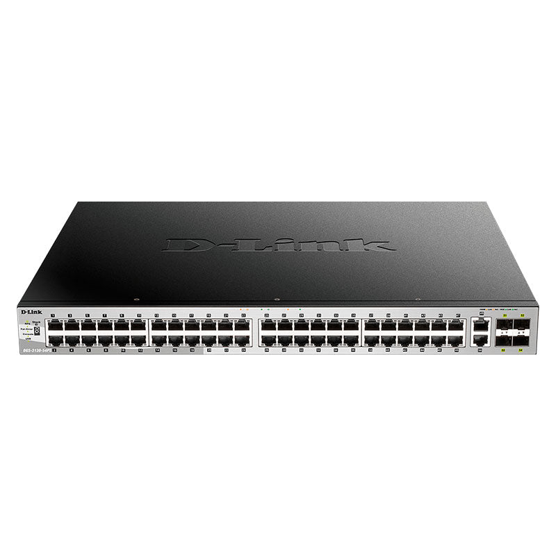 Switch D-Link DGS-3130-54PS Administrable L3 48 Puertos PoE 10G SFP+ 216Gbps