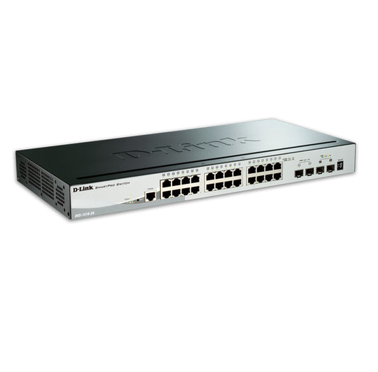 Switch D-Link SmartPro DGS-1510-28P Administrable 24 Puertos Gigabit 2 SFP 2 10G SFP+
