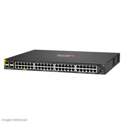 Switch Aruba 6100 JL675A 48 Puertos Gigabit PoE+ 4 SFP+ 10G Administrable