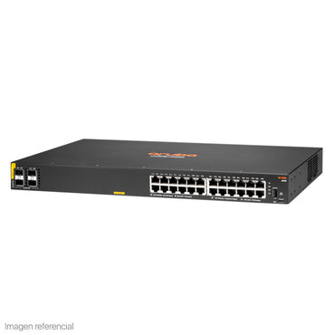 Switch Aruba 6100 JL677A 24 Puertos Gigabit PoE+ 4 SFP+ 10G Administrable