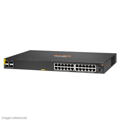 Switch Aruba 6100 JL677A 24 Puertos Gigabit PoE+ 4 SFP+ 10G Administrable
