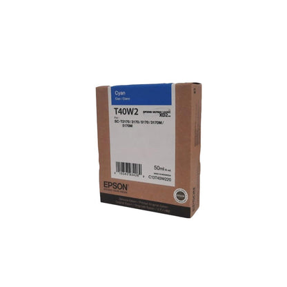 Cartucho de Tinta Epson T40W220 Cyan 50ml UltraChrome XD2 para SureColor T3170 T5170