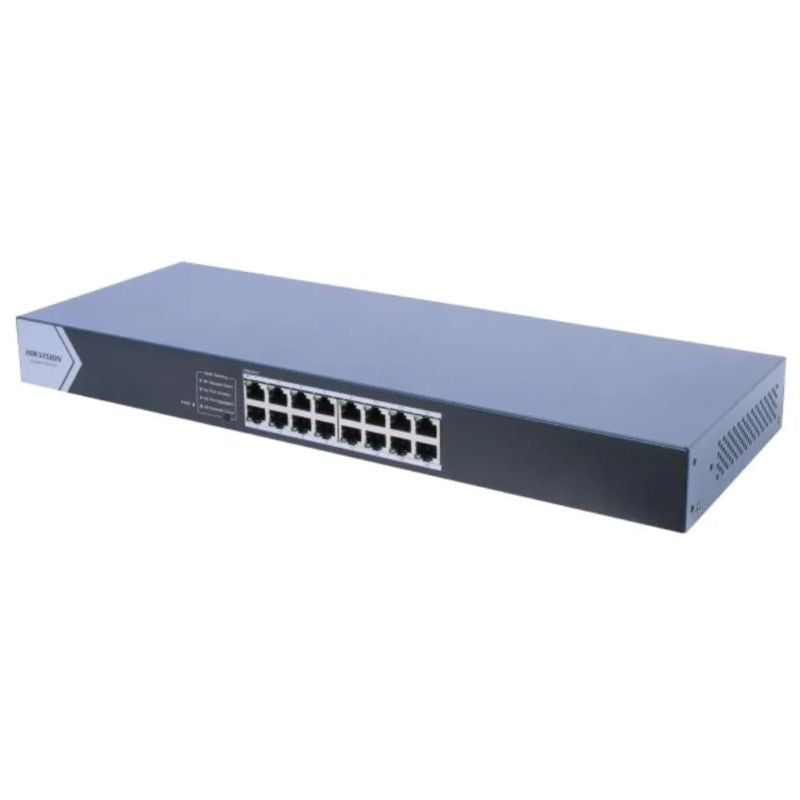 Switch Hikvision DS-3E0516-E(C) 16 Puertos Gigabit Ethernet 10/100/1000 Mbps
