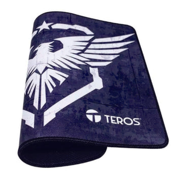 Mouse pad TEROS TE-3014S, negro con diseño