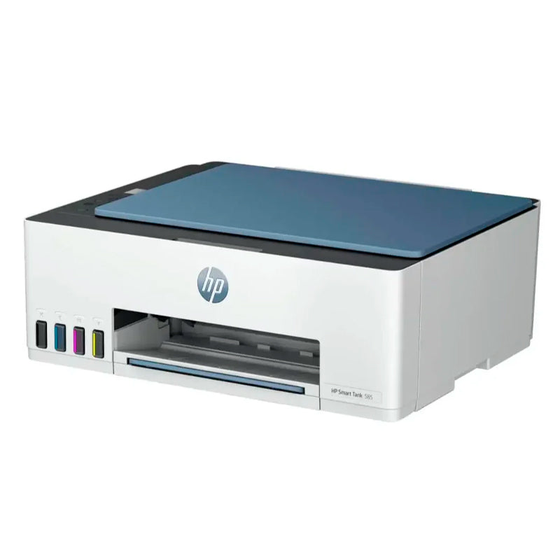Impresora Multifuncional HP Smart Tank 585 WiFi Bluetooth USB Sistema Continuo Imprime Escanea Copia