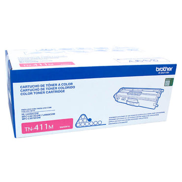 Tóner Brother TN-411M Magenta Original 1800 Páginas para MFC-L8900CDW