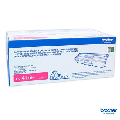 Tóner Brother TN416M Magenta Original 6500 Páginas para MFC-L8900CDW