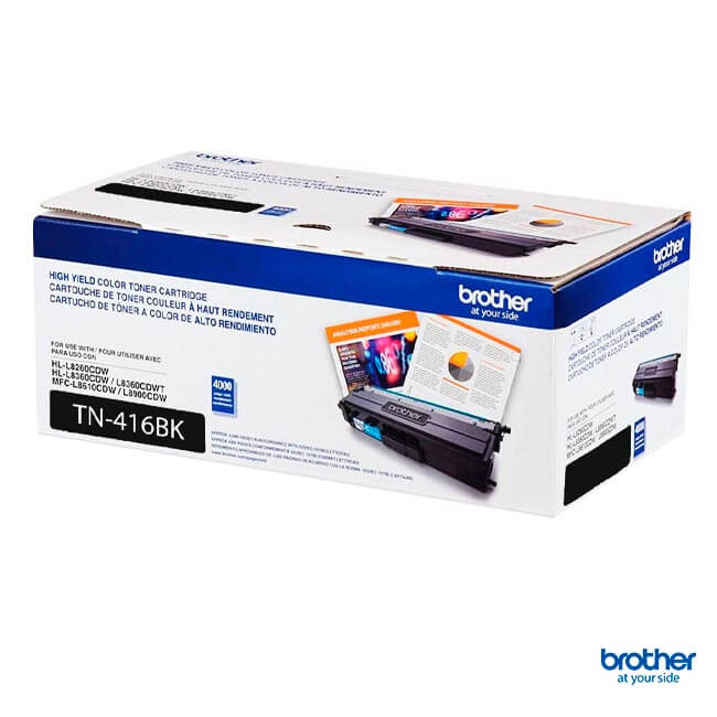 TONER BROTHER TN416BK BLACK (MFCL8900CDW) 6,500 PAG.