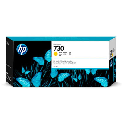 Cartucho de Tinta HP 730 Amarillo 300ml Original Gran Capacidad P2V70A para DesignJet
