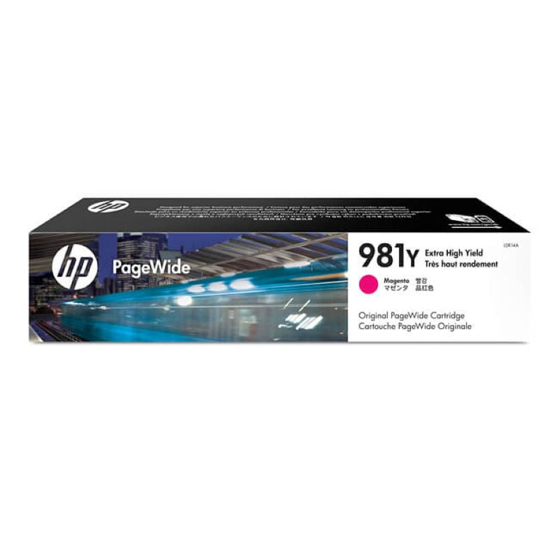 Cartucho de Tinta HP 981Y Magenta 185ml Original Rendimiento Extra Alto L0R14A
