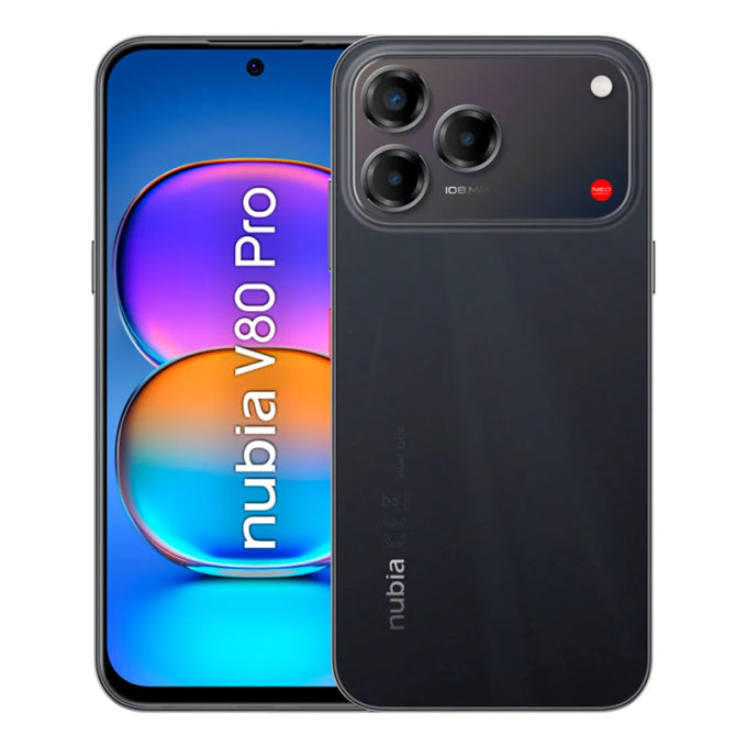 Celular ZTE Nubia V80 Pro 8GB RAM 256GB 4G LTE 6.75" 120Hz Negro Dual SIM