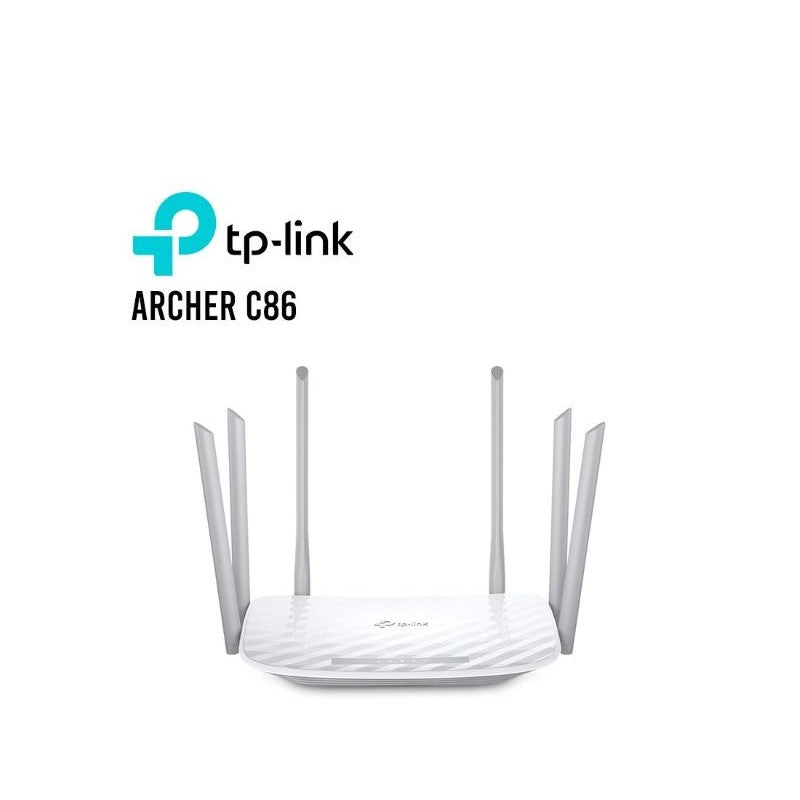 Router TP-Link Archer C86 AC1900 Dual Band Wi-Fi 5 Gigabit 6 Antenas MU-MIMO