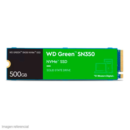 SSD Western Digital WD Green SN350 500GB M.2 2280 NVMe PCIe Gen3 x4 2400MB/s