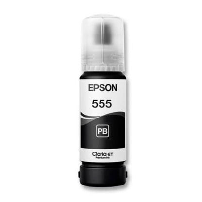 Botella de Tinta Epson T555120-AL Negro Fotográfico 70ml para EcoTank L8160 y L8180