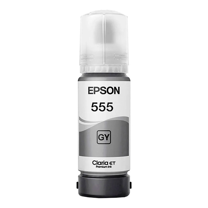 Botella de Tinta Epson T555520-AL Gris Original para Impresoras EcoTank