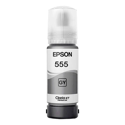 Botella de Tinta Epson T555520-AL Gris Original para Impresoras EcoTank
