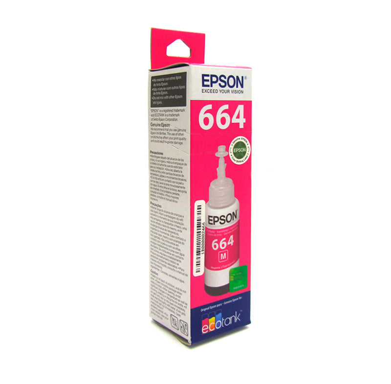 Botella de Tinta Epson T664320-AL Magenta 70ml para EcoTank L200