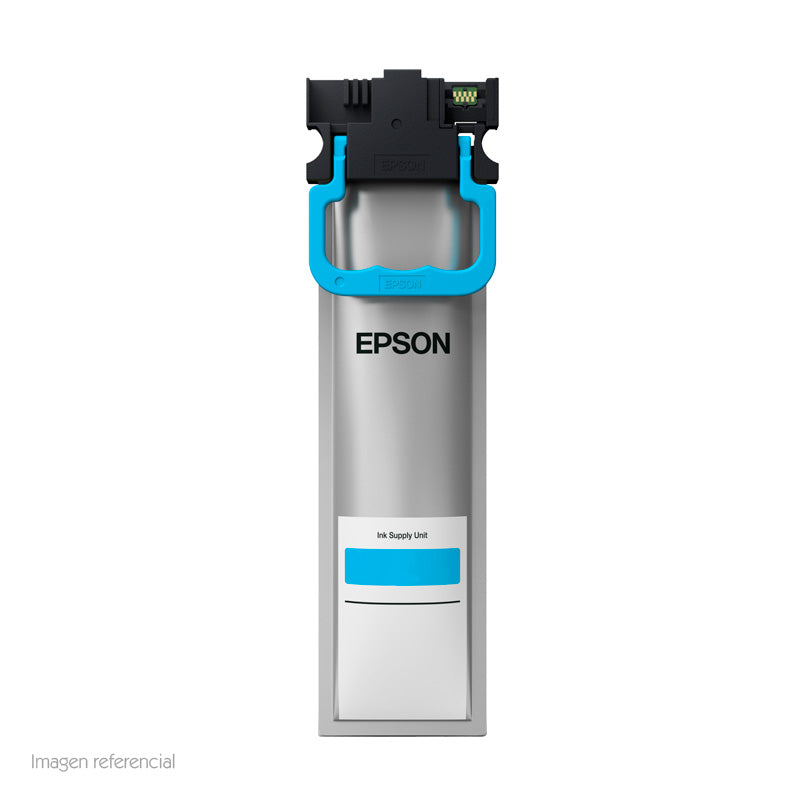 Bolsa de Tinta Epson T941220-AL Cyan Original para WorkForce Pro WF-C5290 WF-C5790
