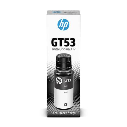Botella de Tinta HP GT53 Negra 90ml 1VV22AL Rendimiento 4000 Páginas