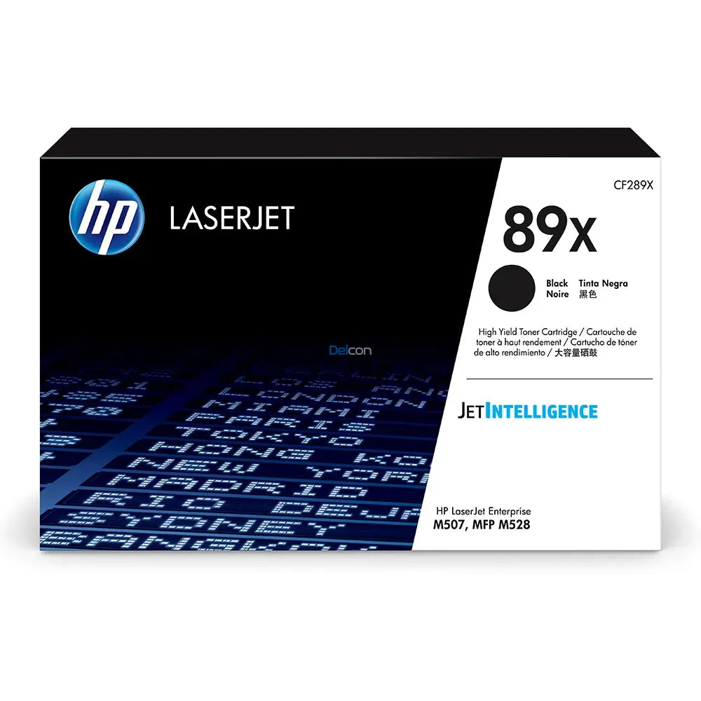 Tóner HP 89X Negro Original Gran Capacidad CF289X para LaserJet Enterprise