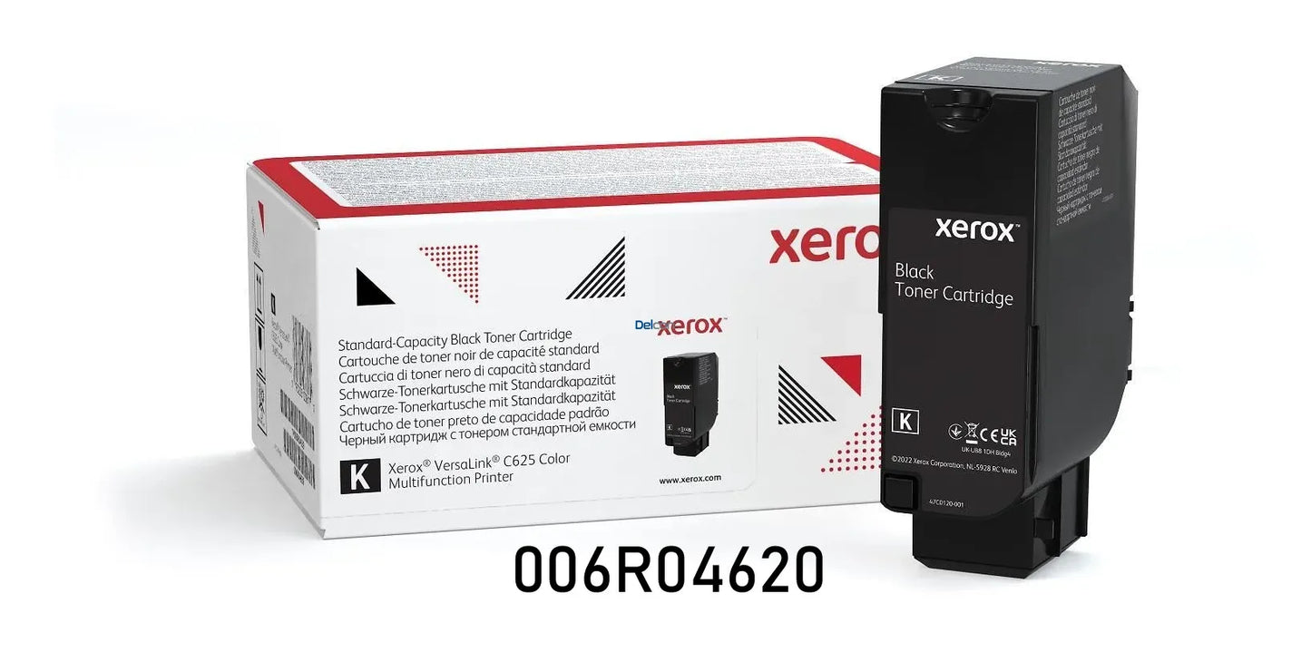 Tóner Xerox 006R04620 Negro Original 8000 Páginas para VersaLink C620 y C625