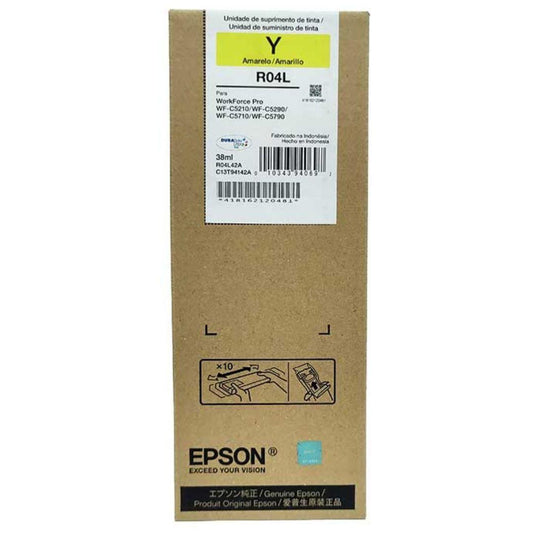 Bolsa de Tinta Epson T941420-AL Yellow Original para WorkForce Pro WF-C5290 WF-C5790