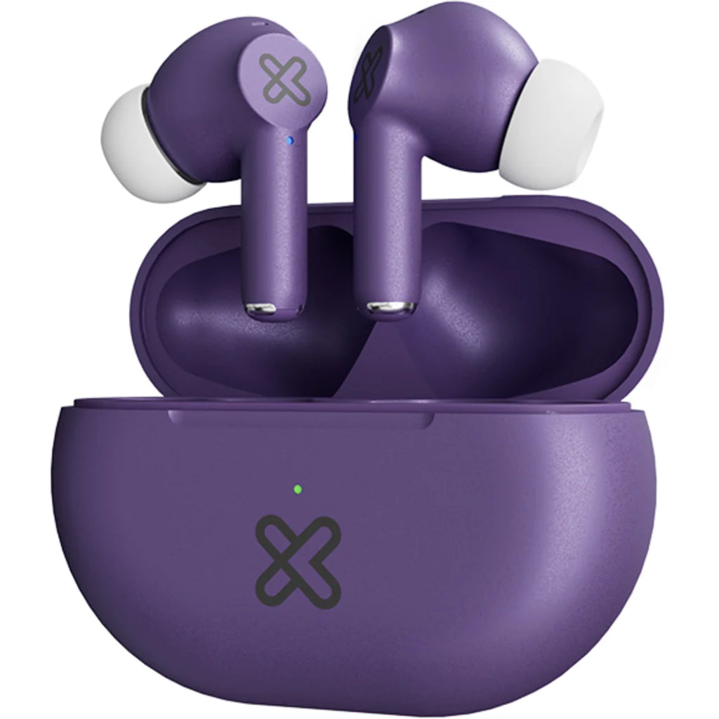 Audífonos Klip Xtreme KTE-015PR True Wireless Bluetooth 5.4 IPX4 Morado
