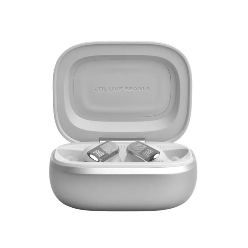 JBL Live Beam 4 Audífonos True Wireless Bluetooth 6.0 ANC 48 Horas Plata
