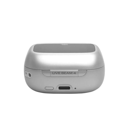 JBL Live Beam 4 Audífonos True Wireless Bluetooth 6.0 ANC 48 Horas Plata