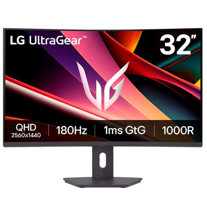 Monitor LG UltraGear 32G600A-B 31.5" Curvo QHD VA 180Hz 1ms HDR10