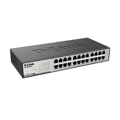 Switch D-Link DES-1024D 24 Puertos Fast Ethernet 10/100 Mbps Rackeable
