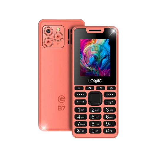 Celular LOGIC B7 2G Dual SIM 1.77" Rojo Básico