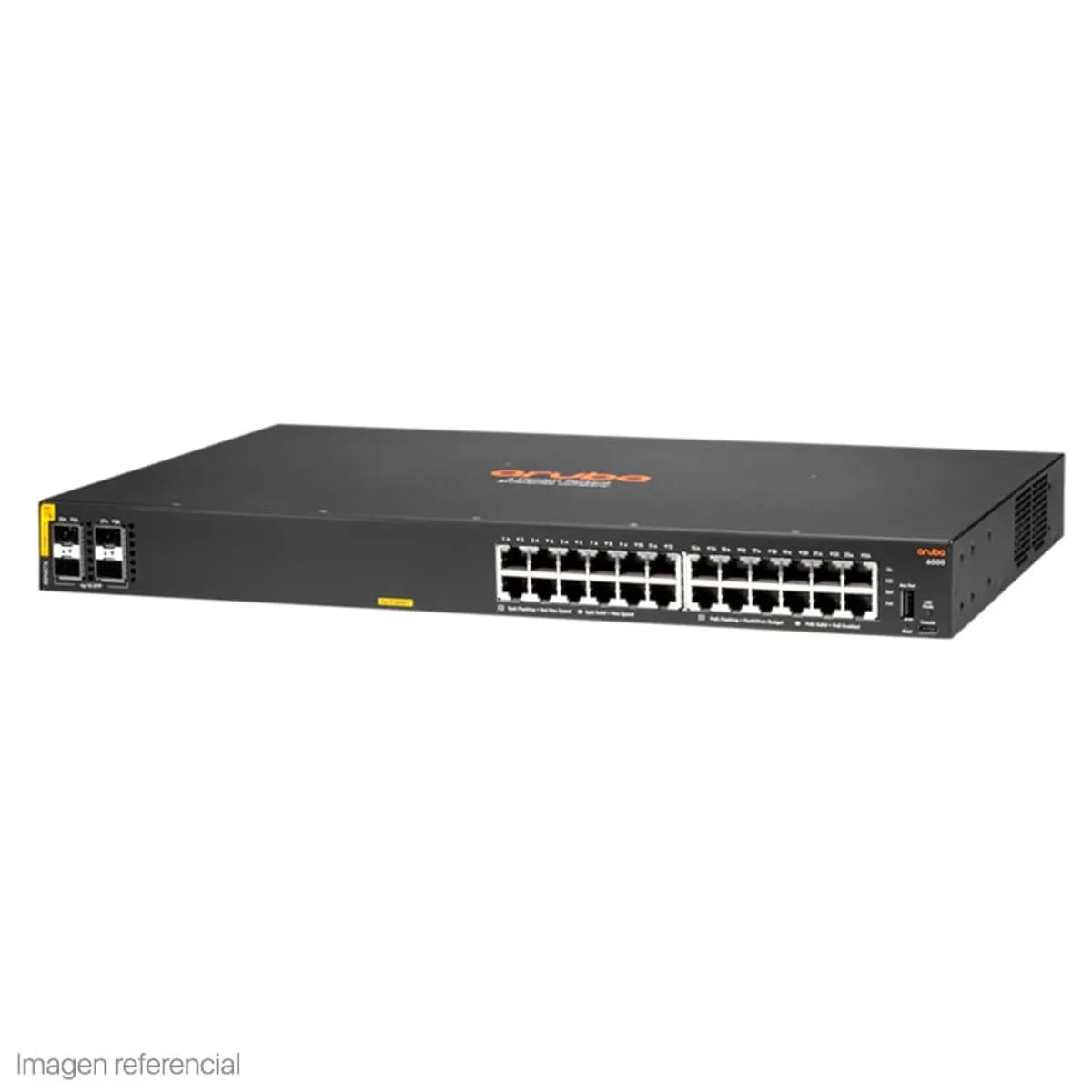 Switch HPE Aruba 6000 24 Puertos Gigabit 4 SFP L2 Gestionado Rack