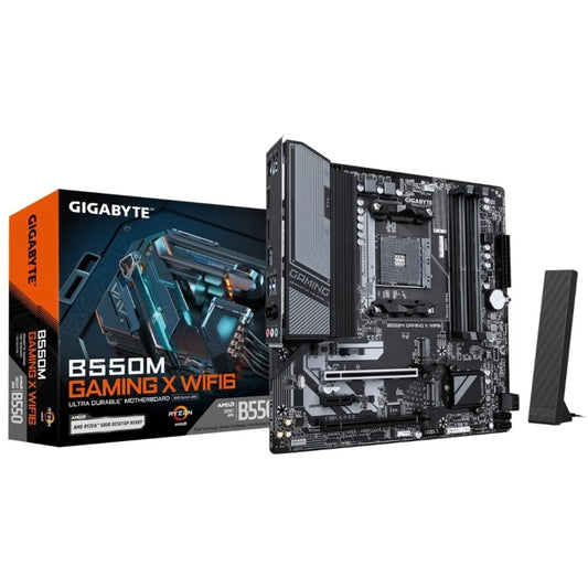Motherboard Gigabyte B550M GAMING X WIFI6 AMD B550 AM4 DDR4 mATX WiFi 6