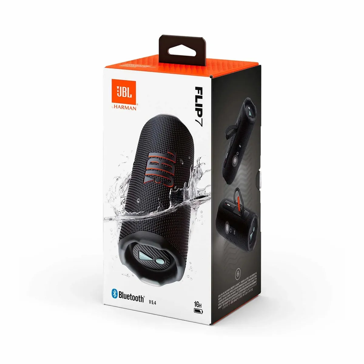 Parlante Portátil JBL Flip 7 Bluetooth Negro JBLFLIP7BLKAM