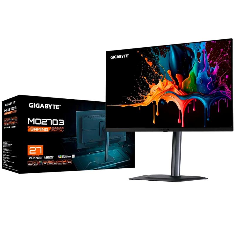 Monitor Gamer Gigabyte MO27Q3 27" QD-OLED QHD 360Hz 0.03ms DisplayHDR True Black 400