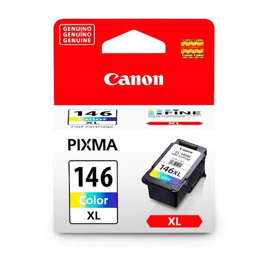 Cartucho de Tinta Canon CL-146XL Tricolor Original 13ml Alto Rendimiento PIXMA MG2410 MG2510