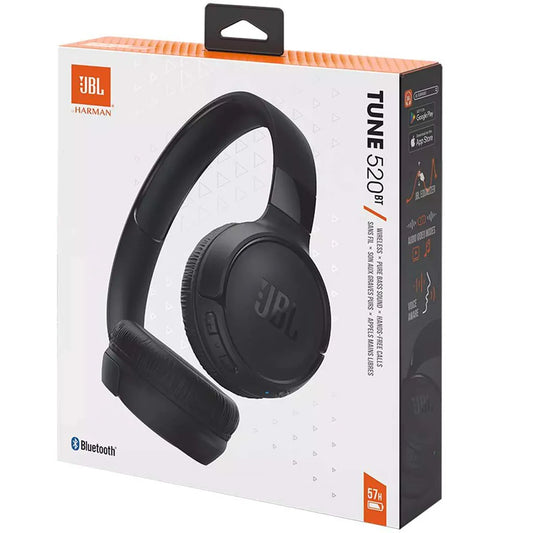 AURICULARES JBL TUNE 520BT BLUETOOTH DIADEMA NEGRO