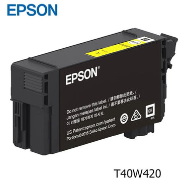 Tinta Epson T40W420 Yellow Original 50ml para SureColor SC-T2170 SC-T3170